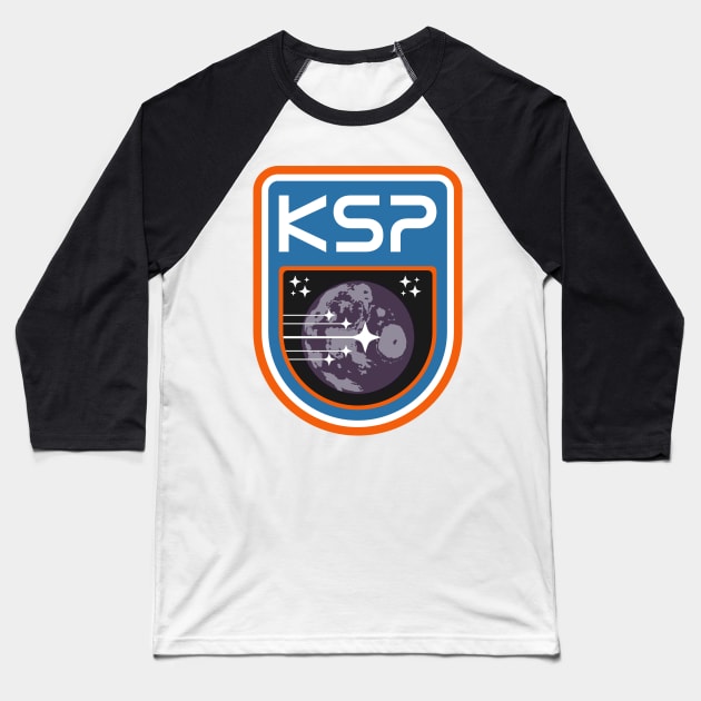 Kerbal Space Program Badge - Eve Baseball T-Shirt by PCB1981